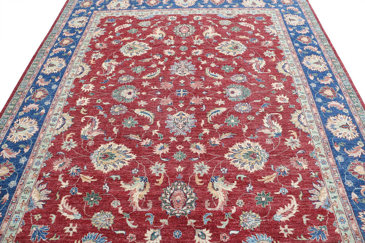 Hand Knotted Ziegler Farhan Wool Rug 8' 1" x 9' 6" - No. AT80810