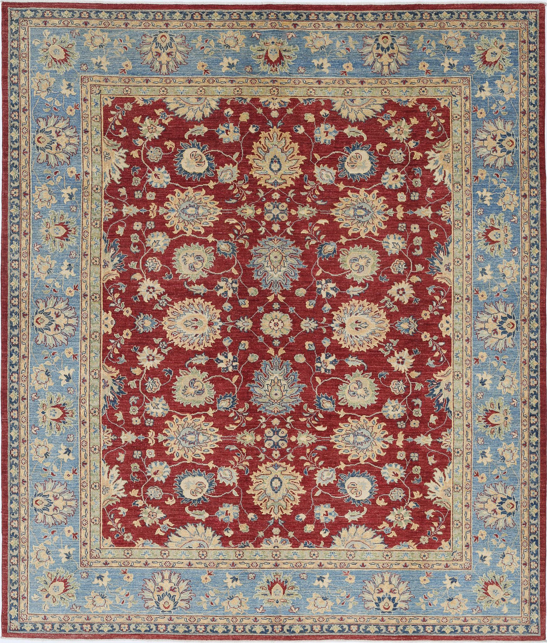 Hand Knotted Ziegler Farhan Wool Rug 8' 1" x 9' 5" - No. AT20318