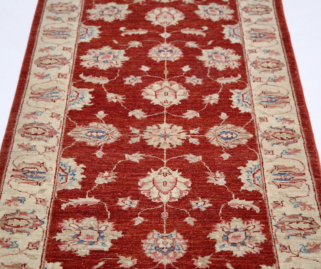 Hand Knotted Ziegler Farhan Wool Rug 2' 7" x 6' 2" - No. AT54139