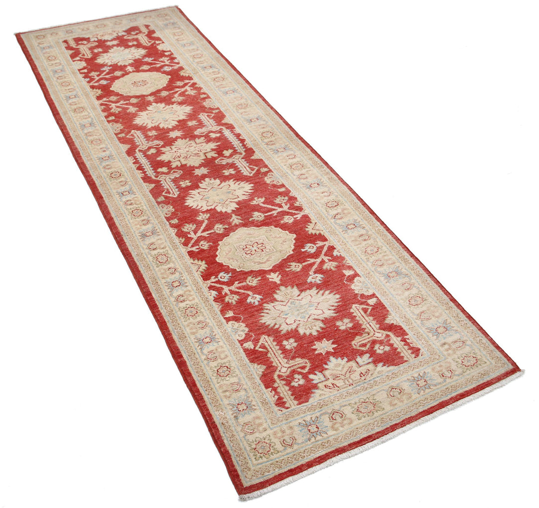 Hand Knotted Ziegler Farhan Wool Rug 2' 7" x 7' 8" - No. AT96593