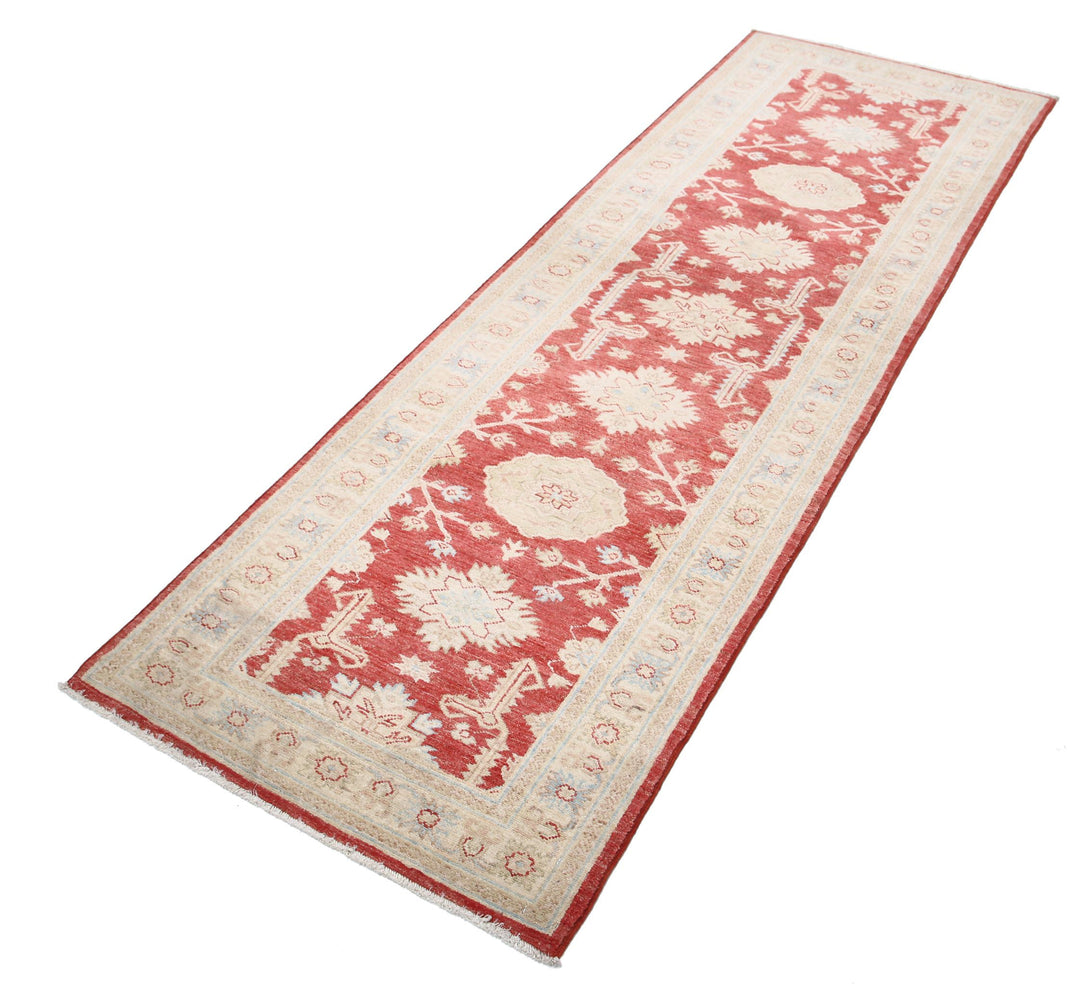 Hand Knotted Ziegler Farhan Wool Rug 2' 7" x 7' 8" - No. AT96593