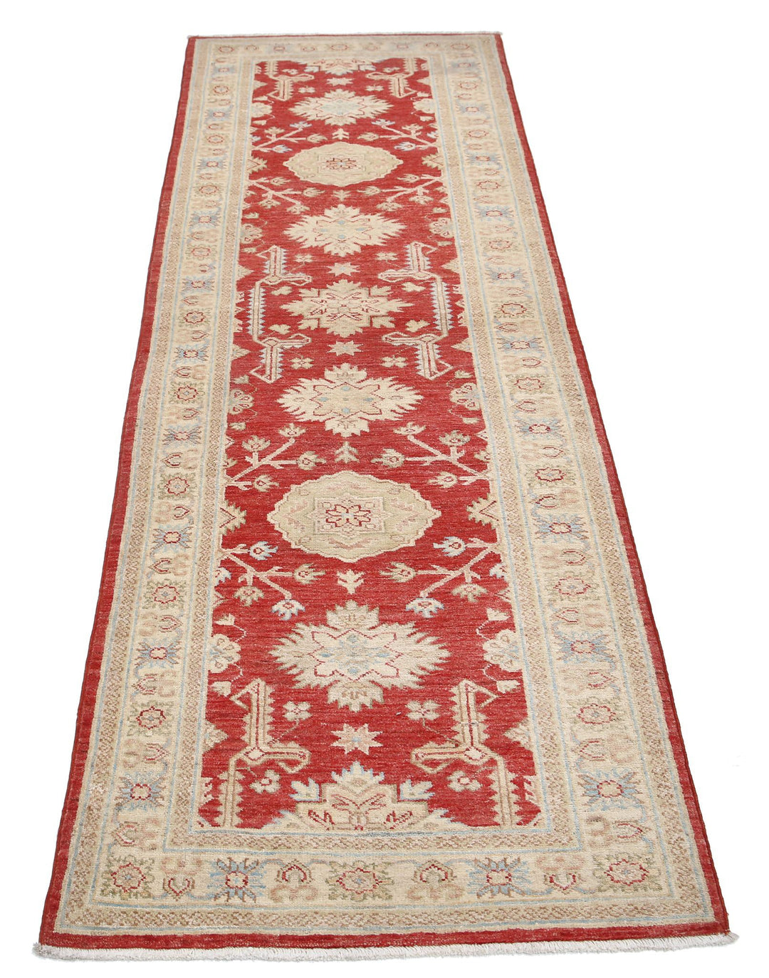 Hand Knotted Ziegler Farhan Wool Rug 2' 7" x 7' 8" - No. AT96593