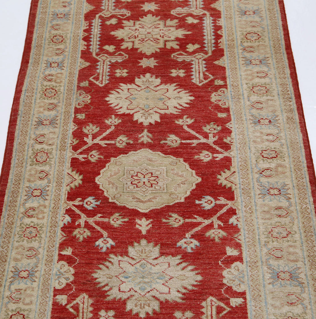Hand Knotted Ziegler Farhan Wool Rug 2' 7" x 7' 8" - No. AT96593