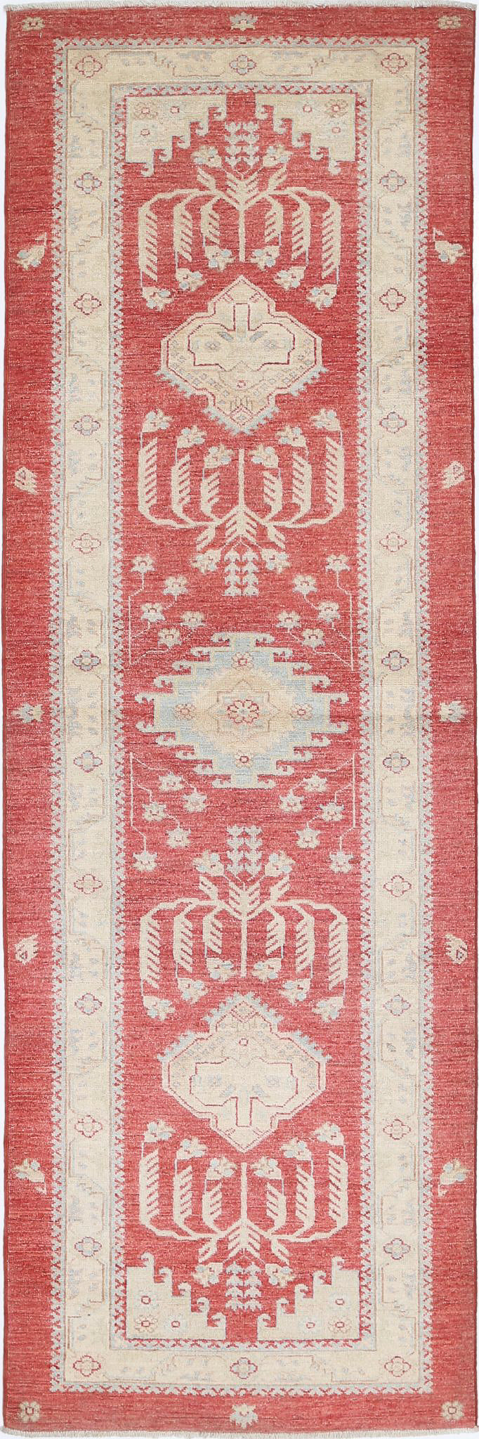 Hand Knotted Ziegler Farhan Wool Rug 2' 7" x 8' 2" - No. AT78166