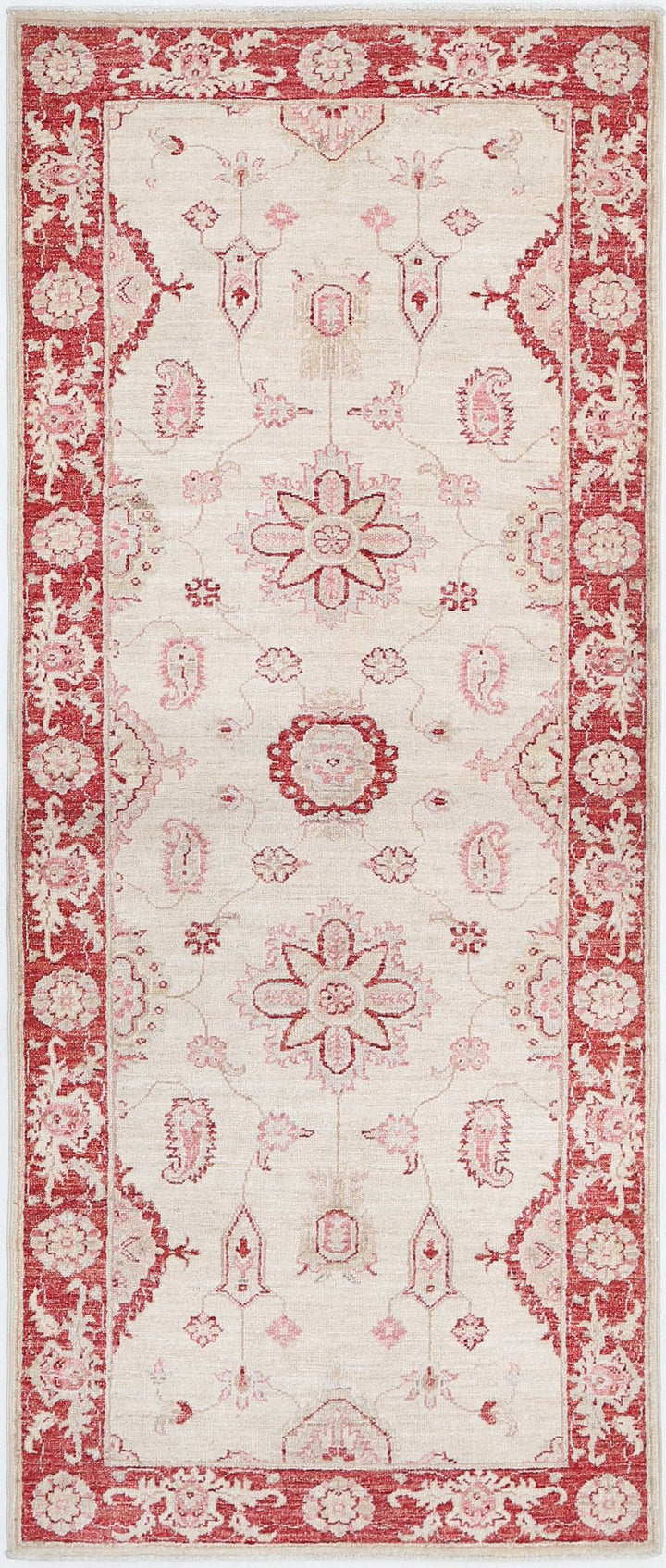 Hand Knotted Ziegler Farhan Wool Rug 2' 7" x 6' 8" - No. AT45238