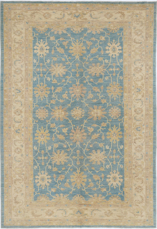Hand Knotted Ziegler Farhan Wool Rug 6' 8" x 9' 8" - No. AT47239