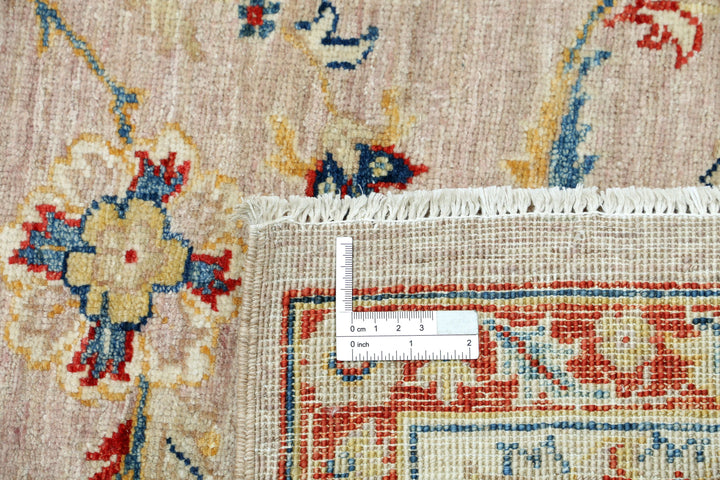 Afghan Ziegler Rug 6' 7" x 9' 6" Hand-Knotted | No. AT60821