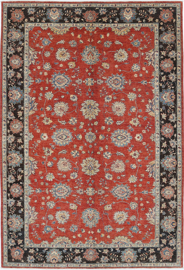 Hand Knotted Ziegler Farhan Wool Rug 6' 5" x 9' 5" - No. AT33846