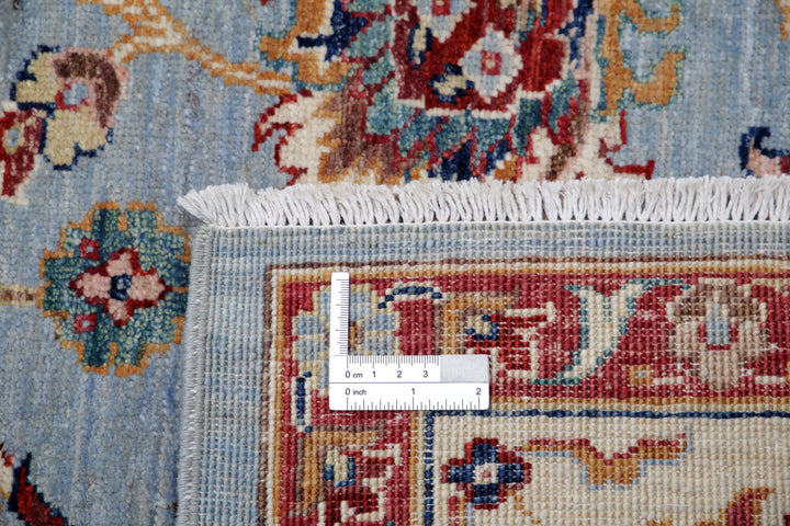 Afghan Ziegler Rug 6'9" x 9'8" Hand-Knotted | No. AT39894