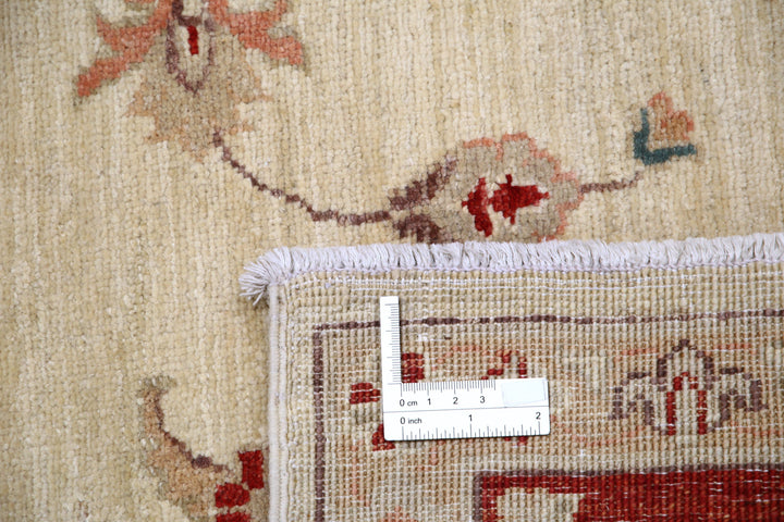 Afghan Ziegler Farhan Rug 6' 6" x 9' 5" Hand-Knotted | No. AT93424