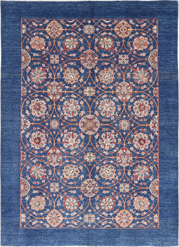 Hand Knotted Ziegler Farhan Wool Rug 6' 10" x 9' 3" - No. AT66284