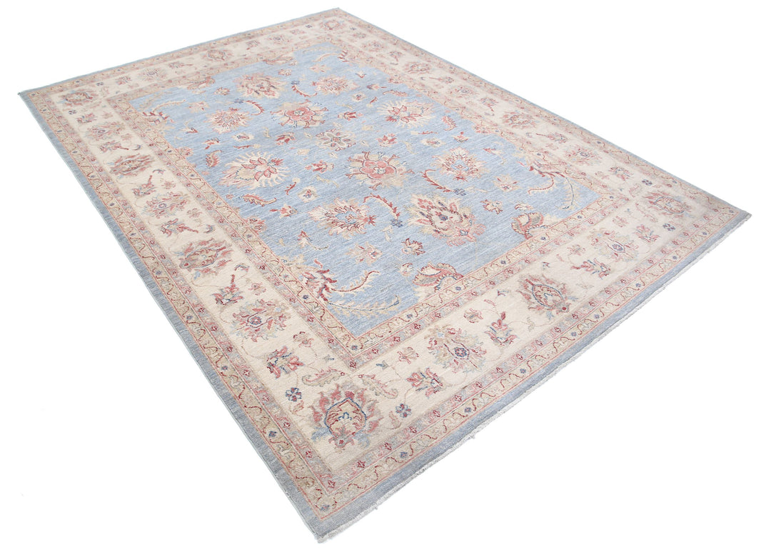 Hand Knotted Ziegler Farhan Wool Rug 6' 4" x 8' 5" - No. AT505575