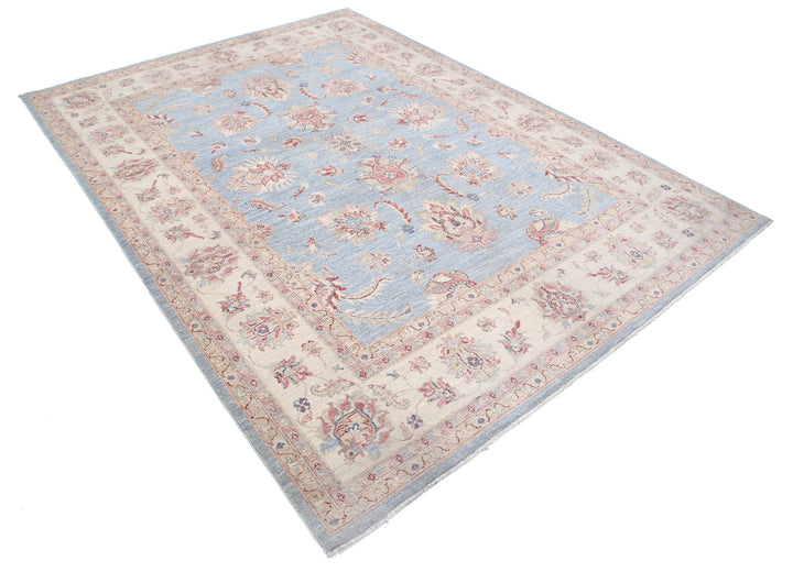 Hand Knotted Ziegler Farhan Wool Rug 6' 4" x 8' 5" - No. AT505575