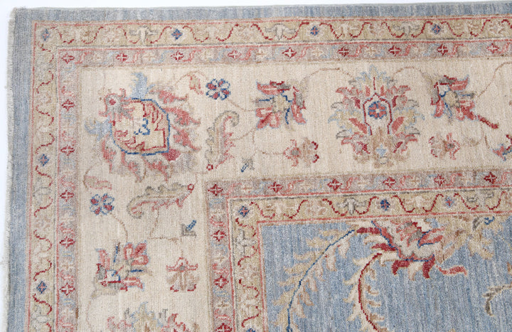 Hand Knotted Ziegler Farhan Wool Rug 6' 4" x 8' 5" - No. AT505575