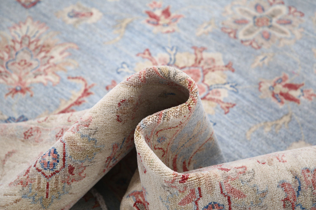 Hand Knotted Ziegler Farhan Wool Rug 6' 4" x 8' 5" - No. AT505575