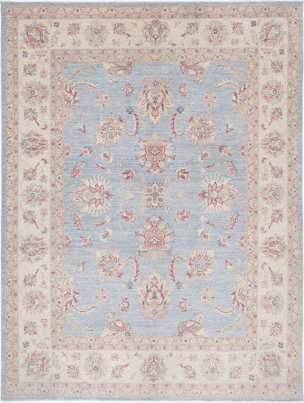 Hand Knotted Ziegler Farhan Wool Rug 6' 4" x 8' 5" - No. AT32481