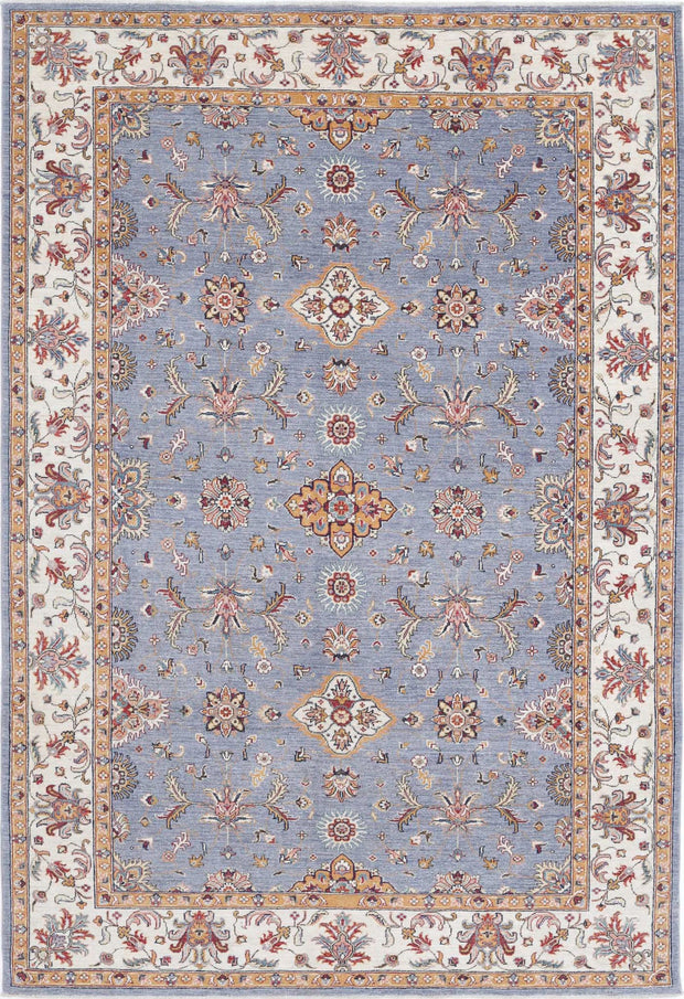 Hand Knotted Ziegler Farhan Wool Rug 6' 7" x 9' 8" - No. AT54843