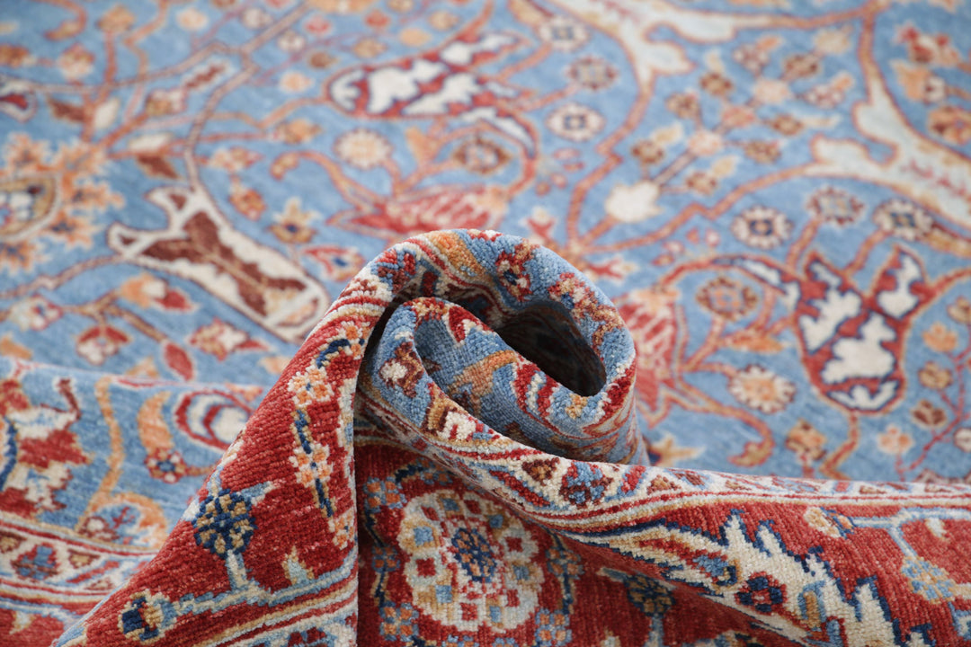 Afghan Ziegler Farhan Rug 6' 4" x 9' 10" Hand-Knotted | No. AT41480