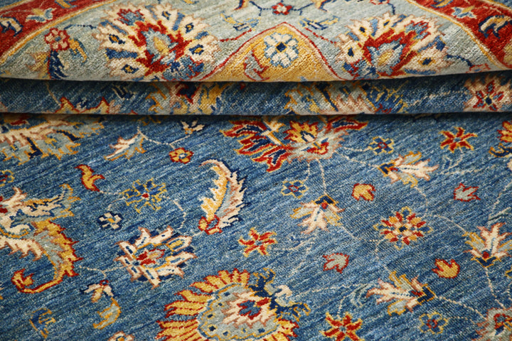 Hand Knotted Ziegler Farhan Wool Rug 5' 7" x 8' 2" - No. AT56194