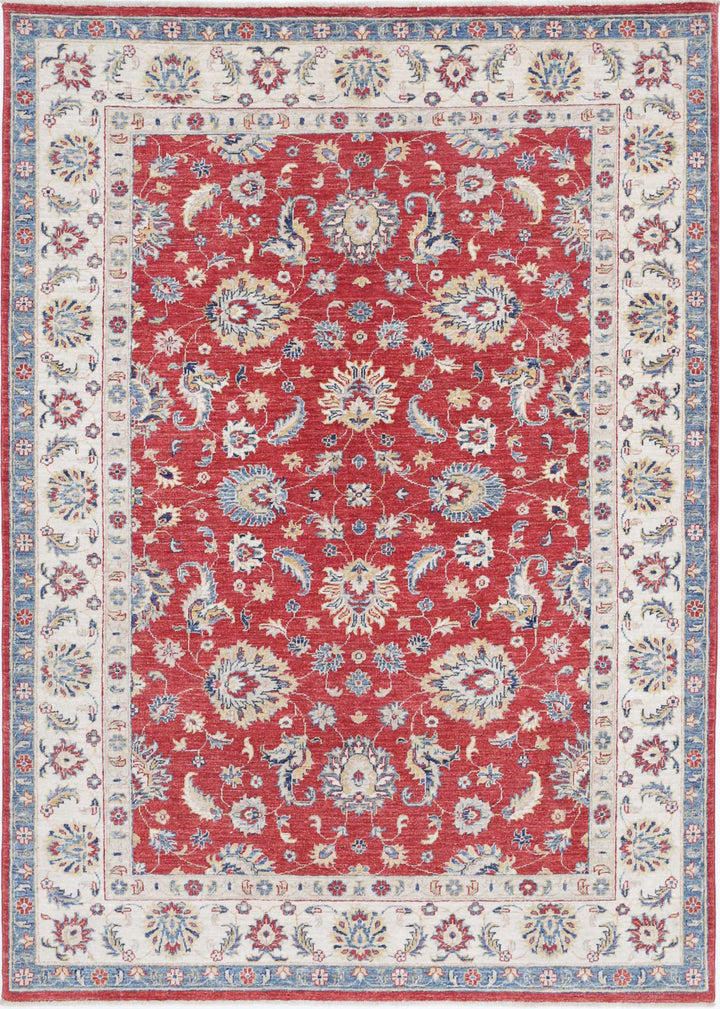 Hand Knotted Ziegler Farhan Wool Rug 5' 7" x 7' 9" - No. AT80202