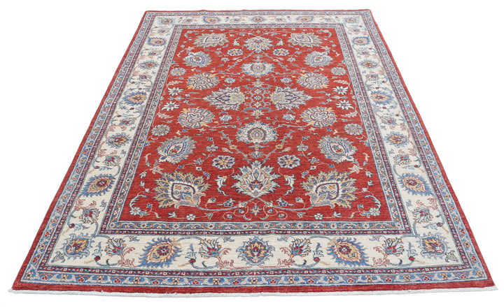 Hand Knotted Ziegler Farhan Wool Rug 5' 7" x 7' 9" - No. AT77263