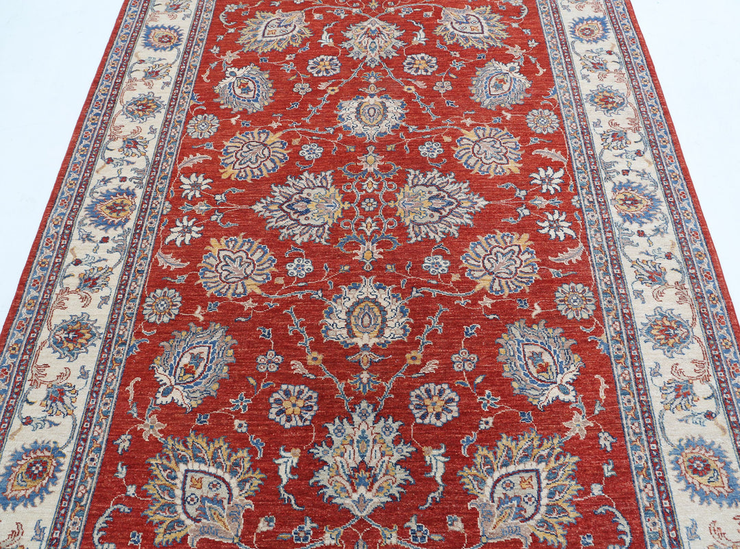 Hand Knotted Ziegler Farhan Wool Rug 5' 7" x 7' 9" - No. AT77263