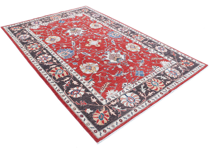 Hand Knotted Ziegler Farhan Wool Rug 5' 8" x 8' 6" - No. AT169661