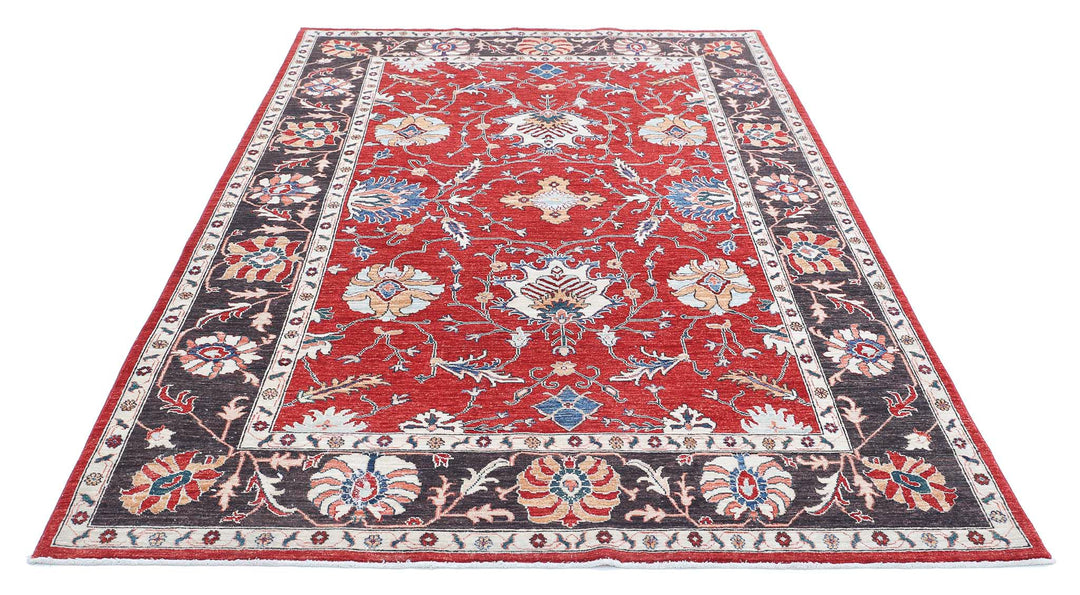 Hand Knotted Ziegler Farhan Wool Rug 5' 8" x 8' 6" - No. AT169661
