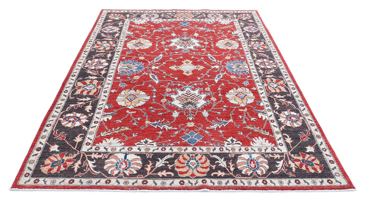 Hand Knotted Ziegler Farhan Wool Rug 5' 8" x 8' 6" - No. AT169661