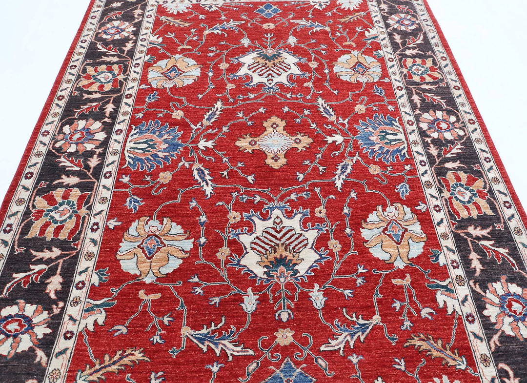 Hand Knotted Ziegler Farhan Wool Rug 5' 8" x 8' 6" - No. AT169661