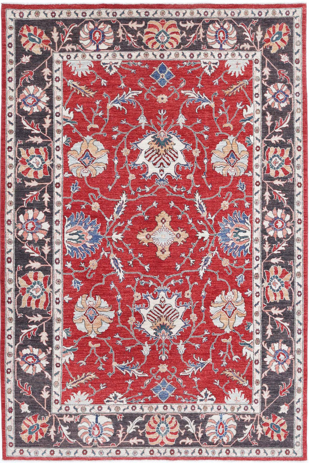 Hand Knotted Ziegler Farhan Wool Rug 5' 8" x 8' 6" - No. AT49710