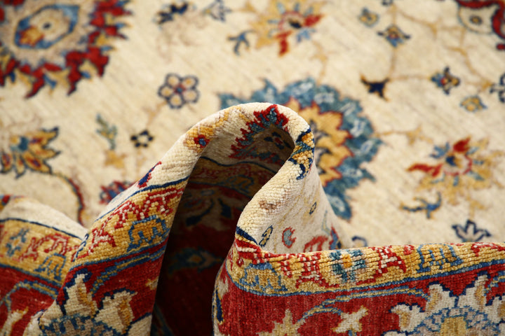 Hand Knotted Ziegler Farhan Wool Rug 5' 9" x 7' 9" - No. AT76042