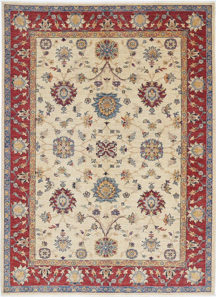 Hand Knotted Ziegler Farhan Wool Rug 5' 9" x 7' 9" - No. AT76042