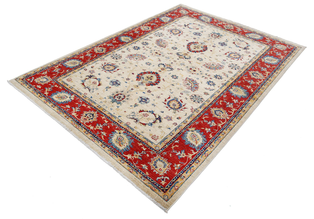 Hand Knotted Ziegler Farhan Wool Rug 5' 8" x 8' 0" - No. AT93610