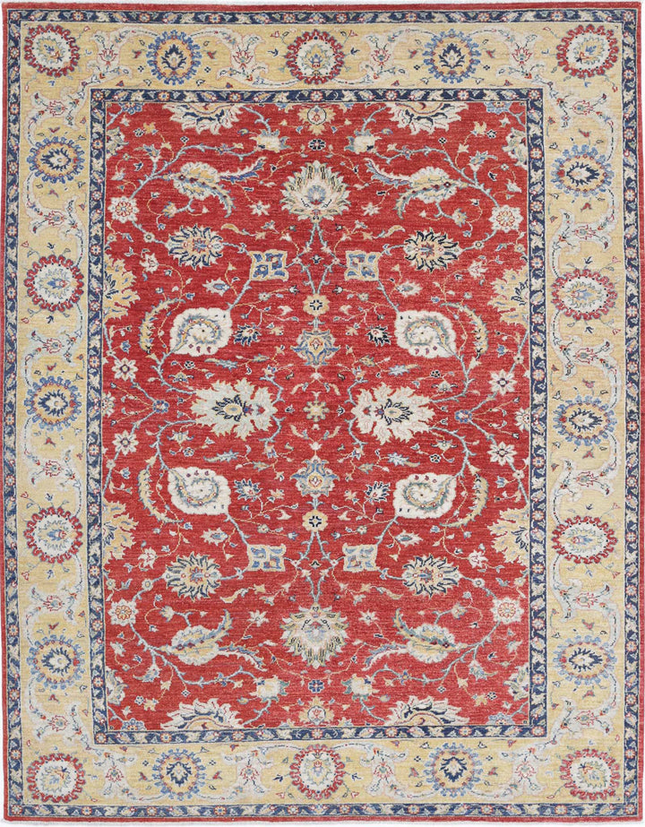 Hand Knotted Ziegler Farhan Wool Rug 5' 11" x 7' 11" - No. AT41540