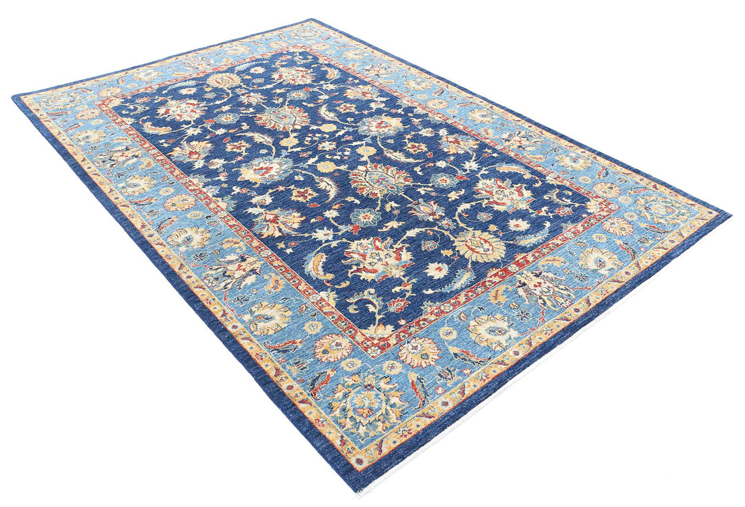 Hand Knotted Ziegler Farhan Wool Rug 5' 8" x 8' 1" - No. AT60874