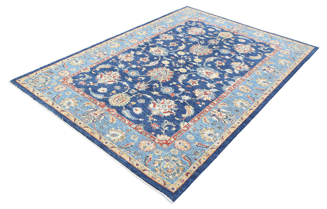 Hand Knotted Ziegler Farhan Wool Rug 5' 8" x 8' 1" - No. AT60874