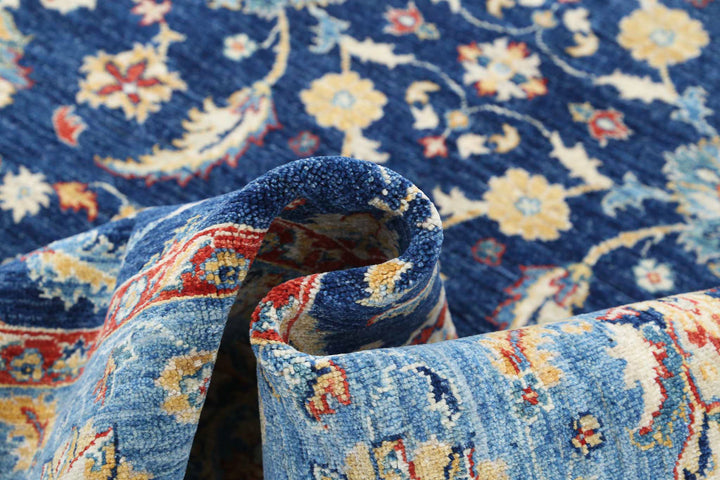 Hand Knotted Ziegler Farhan Wool Rug 5' 8" x 8' 1" - No. AT60874