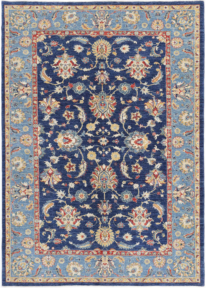 Hand Knotted Ziegler Farhan Wool Rug 5' 8" x 8' 1" - No. AT60874