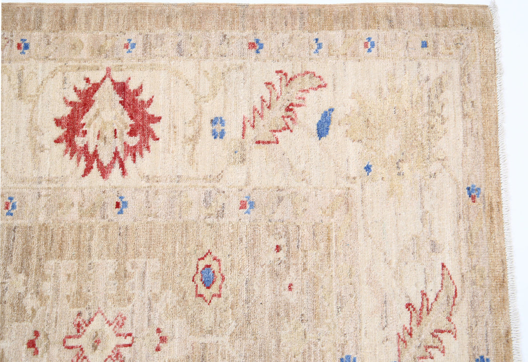 Afghan Ziegler Farhan Rug 5' 7" x 7' 11" Hand-Knotted | No. AT87457