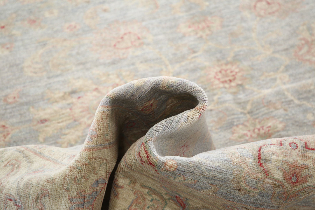 Afghan Ziegler Rug 5' 8" x 7' 4" Hand-Knotted | No. AT76464
