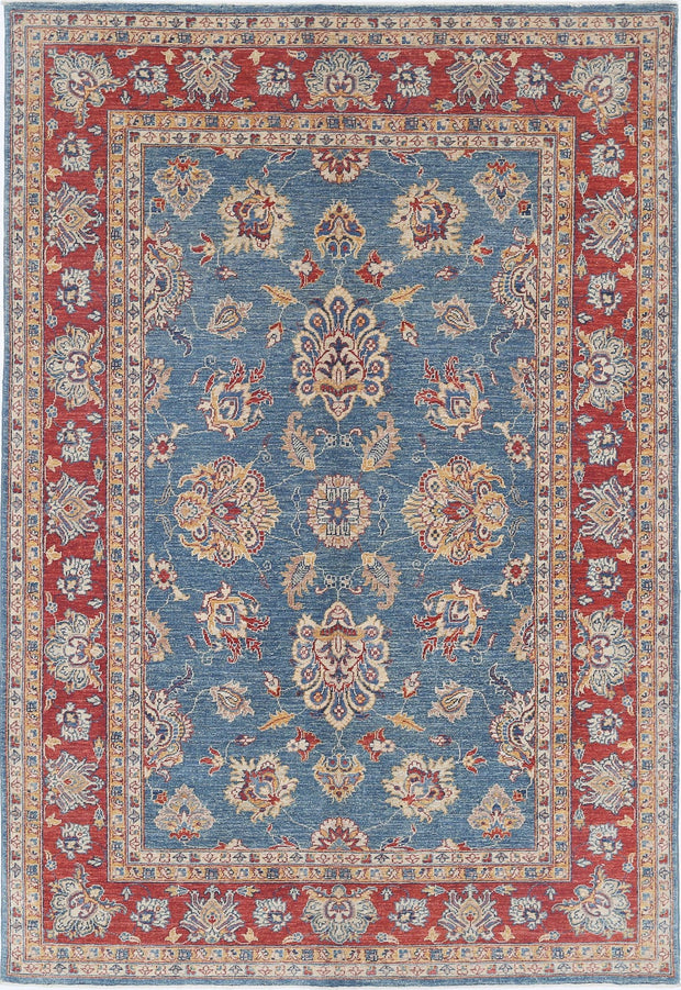 Hand Knotted Ziegler Farhan Wool Rug 5' 4" x 7' 9" - No. AT32597