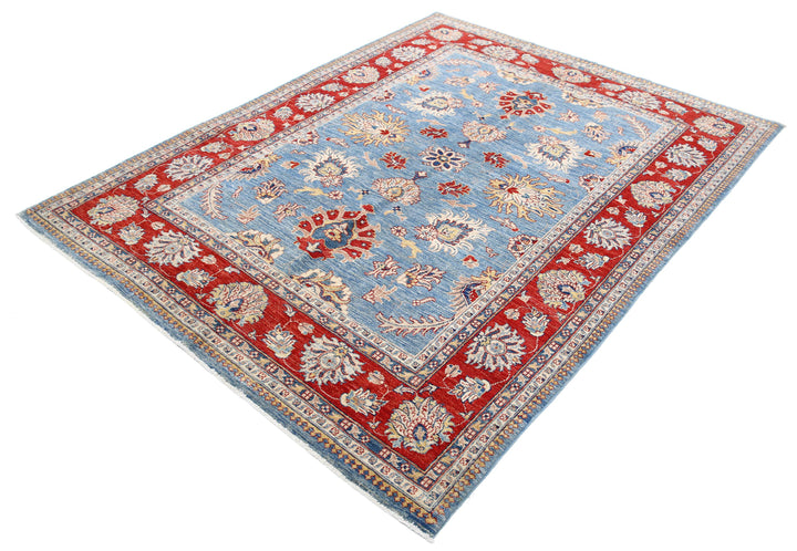 Afghan Ziegler Farhan Rug 5' 7" x 7' 4" Hand-Knotted | No. AT73064