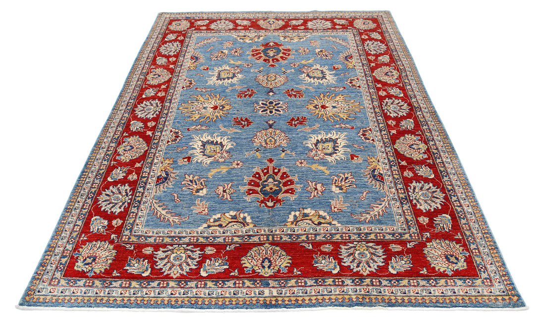 Afghan Ziegler Farhan Rug 5' 7" x 7' 4" Hand-Knotted | No. AT73064