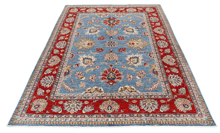Afghan Ziegler Farhan Rug 5' 7" x 7' 4" Hand-Knotted | No. AT73064