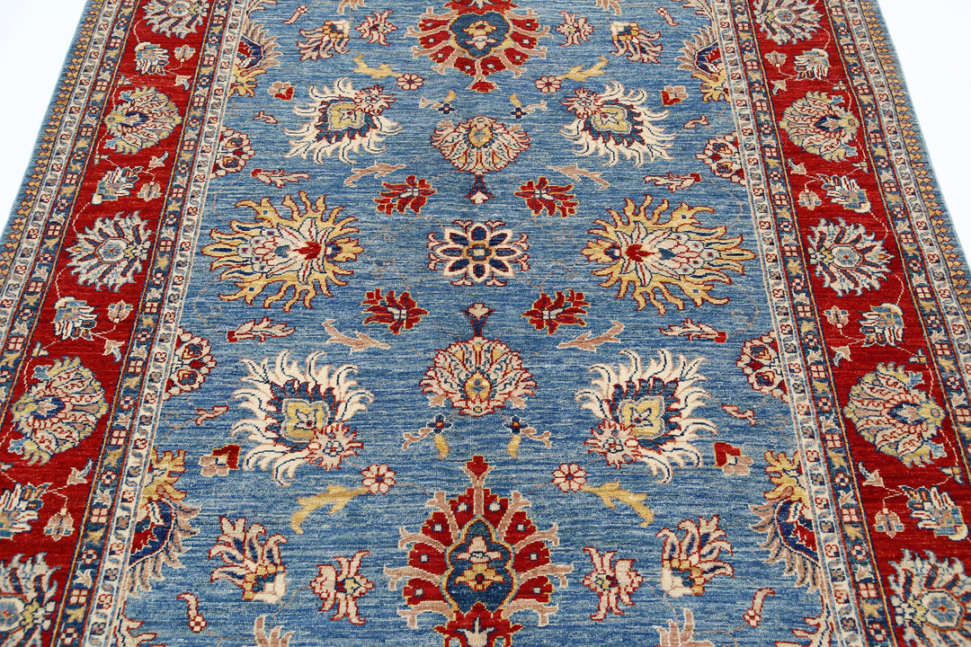 Afghan Ziegler Farhan Rug 5' 7" x 7' 4" Hand-Knotted | No. AT73064