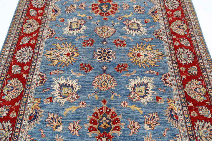 Afghan Ziegler Farhan Rug 5' 7" x 7' 4" Hand-Knotted | No. AT73064
