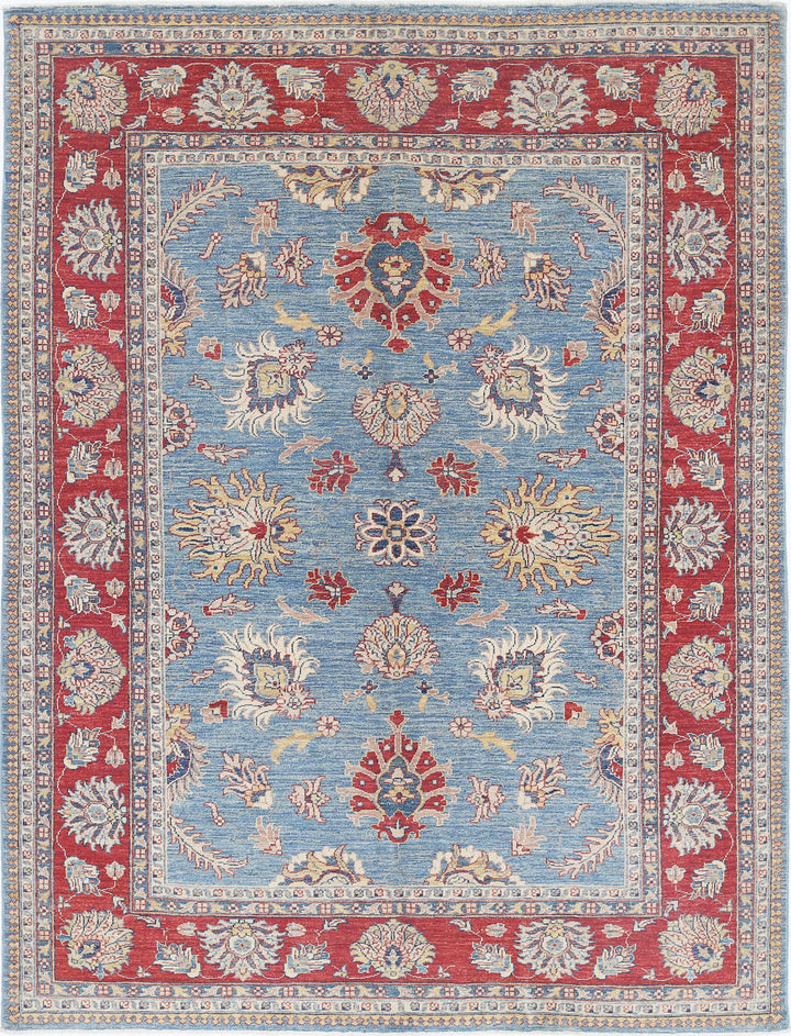 Afghan Ziegler Farhan Rug 5' 7" x 7' 4" Hand-Knotted