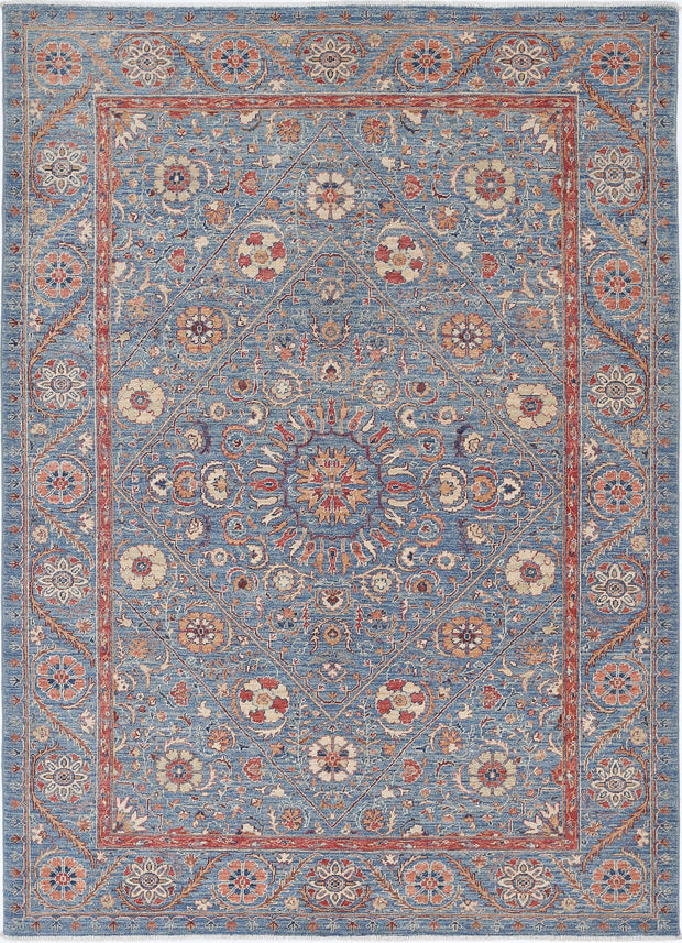Hand Knotted Ziegler Farhan Wool Rug 5' 8" x 7' 10" - No. AT79531
