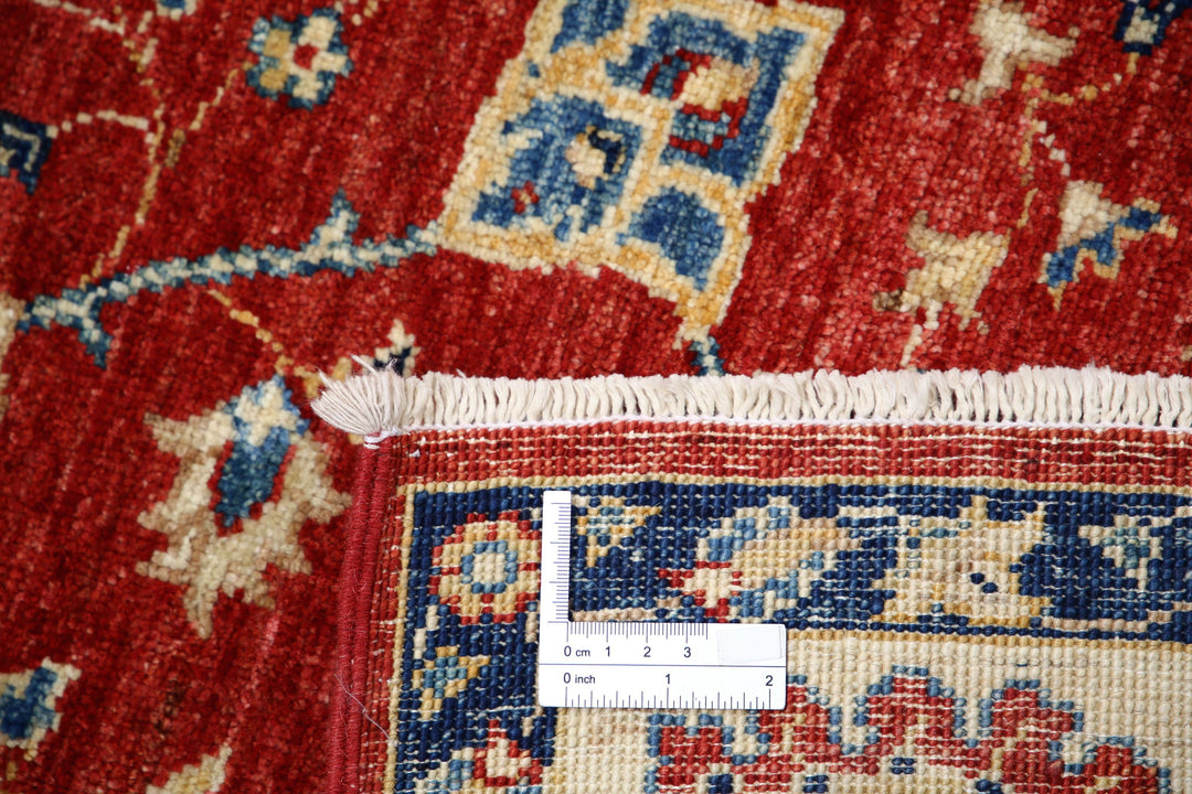 Afghan Ziegler Rug 5' 7" x 8' 6" Hand-Knotted | No. AT65910